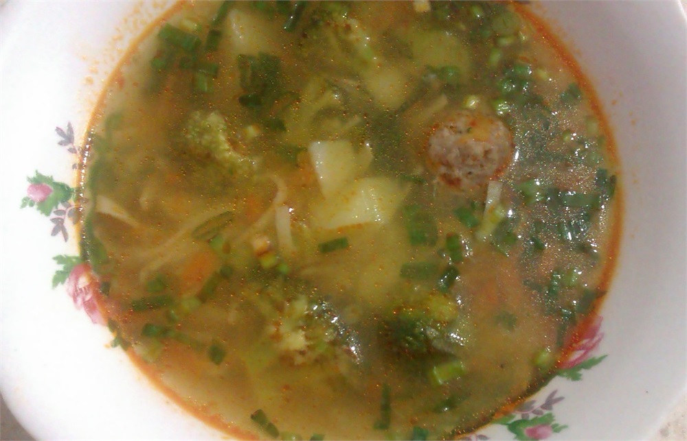 Полезный суп за 15 минут
