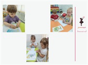 Занятие по пластилинографии  в детском саду "Умница"