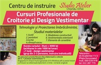 Cursuri profesionale de Croitorie și Design Vestimentar la 