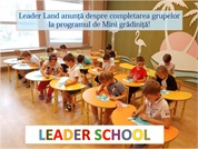 Completarea grupelor — "Leader Land"