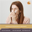 Alergiile de sezon pot fi prevenite