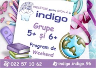 Pregătire pentru școală la "Indigo" - grupe 5+ și 6+